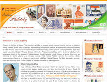 Tablet Screenshot of indianphilatelics.com